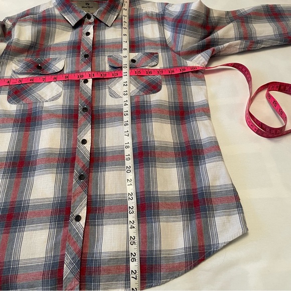 Wind River Women’s Large Button Up Plaid Long Sleeve Shirt 100% Cotton - Picture 13 of 16